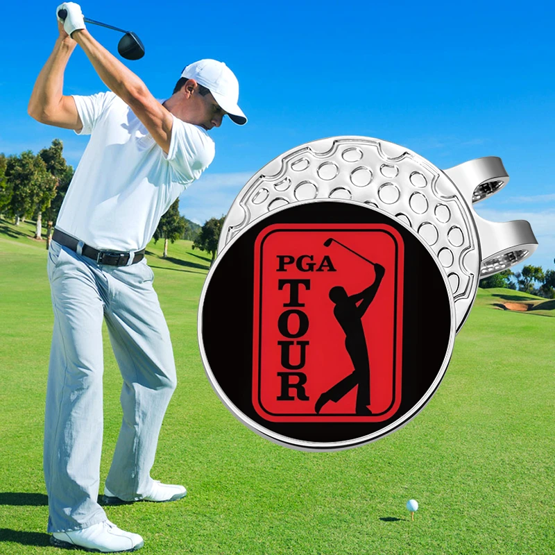 Golf Ball Mark Golf Hat Clip Creative Golf Hat Clip Magnetic Buckle Magnetic Golf Ball Marker Hat Clip Clothing Baseball Cap Decorative Jewelry Accessories