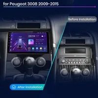 Автомобильное радио Junsun CarPlay Android для Peugeot 3008 2009 - 2015 360 камера автомобильные интеллектуальные системы RDS BT DSP 2 din Авторадио — изображение 2