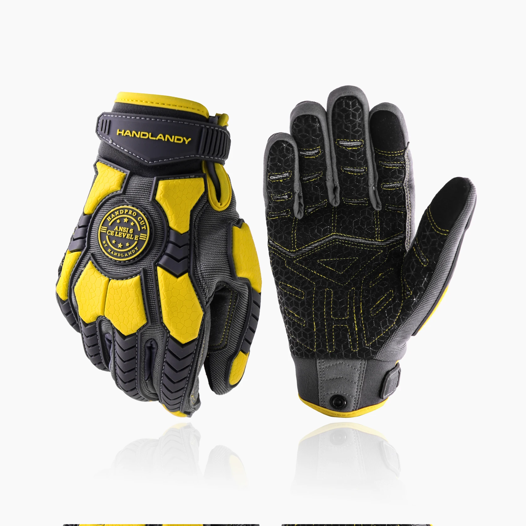 HANDLANDY Heavy Duty Work Gloves 1