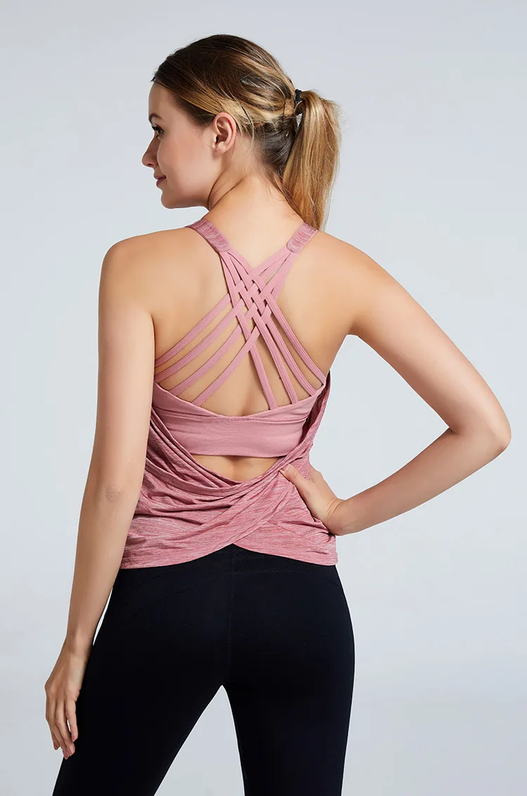 Fitness Shirt with Bra - Image 10