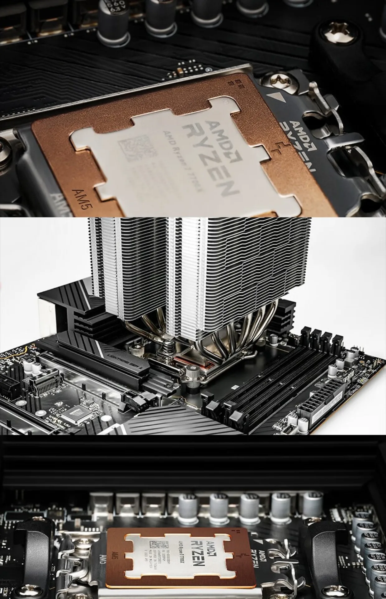 para AMD 7600X, 7700X, 7900X, 7950X, AM5