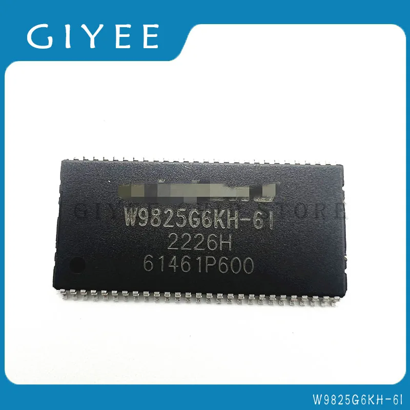 

5PCS/LOT W9825G6KH-6I W9825G6 TSOPII-54 256M-bits SDRAM memory chip