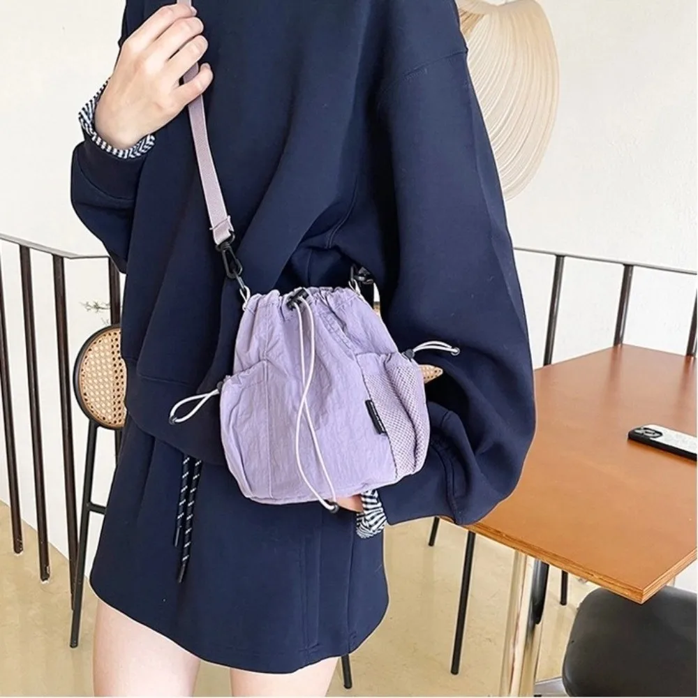 Fashion Single Shoulder Shoulder Bag Nylon Lightweight Small Bag Solid Color Women's Bag Outdoor