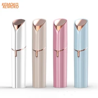 New Electric Facial Hair Removal Epilator Eyebrow Lipstick Shape Painless Facial Sensitive Areas Bikini Depilator Shaver Trimmer 2