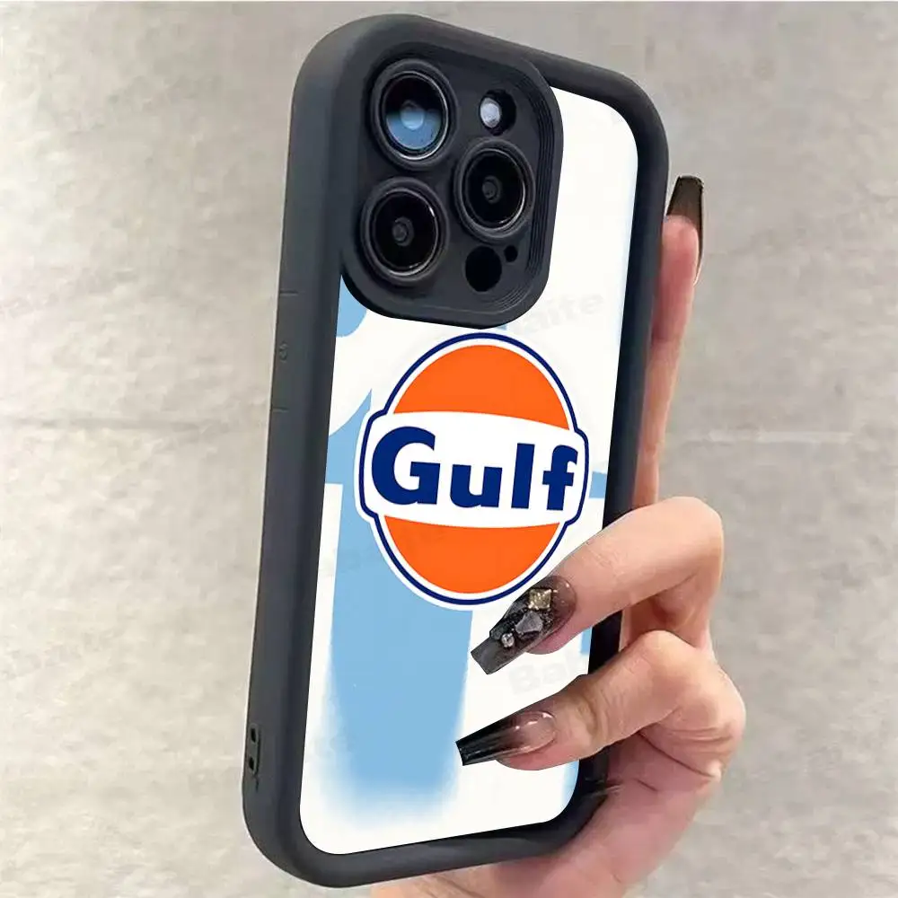 Vintage Gulf Racing Motorcycle Logo Phone Case Cover