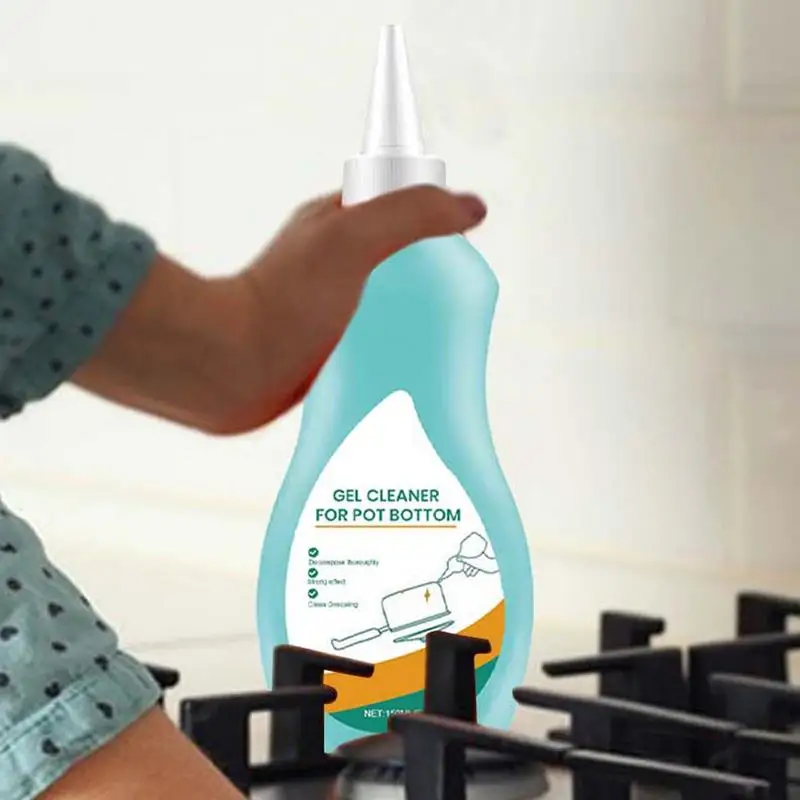 Pot Cleaner For Bottom Of Pans 150ml Multifunctional Wash Pot Gel Scale Cleaner Effective Powerful Kitchen Grease Rust
