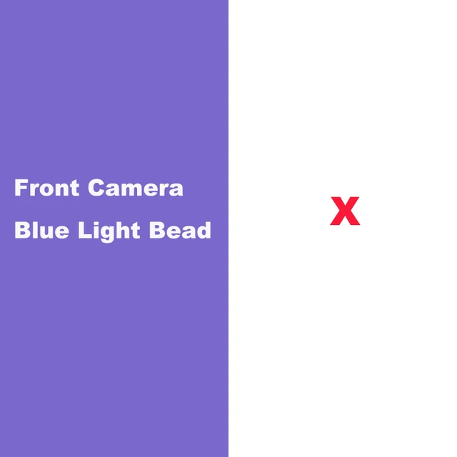 Front/Back Camera Blue Light Bead Lens For iPhone 12 13 14 11 Pro X XS
