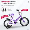 16-18 Inch Kids' Training Bike with Wheels, Suitable for Ages 3-10, Multi-Colored Dual Brake Bicycle for Toddlers