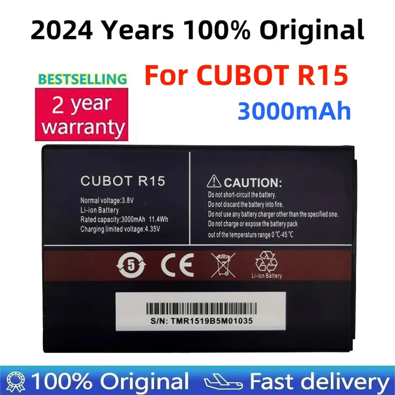 

100% New Original CUBOT R15 Battery 3000mAh Replacement backup battery For CUBOT R15 Cell Phone Batteries Bateria