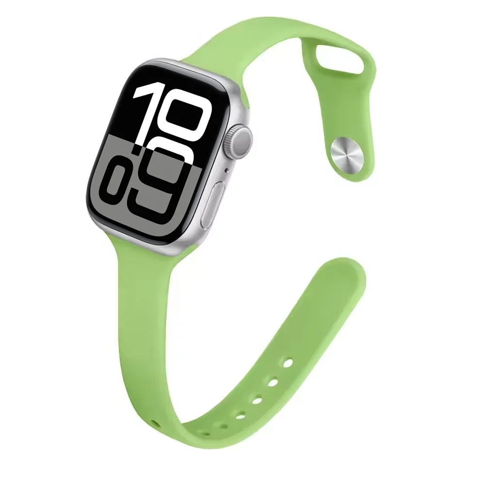 Breathable Silicone Strap for Smartwatch - Elegant Bracelet Design