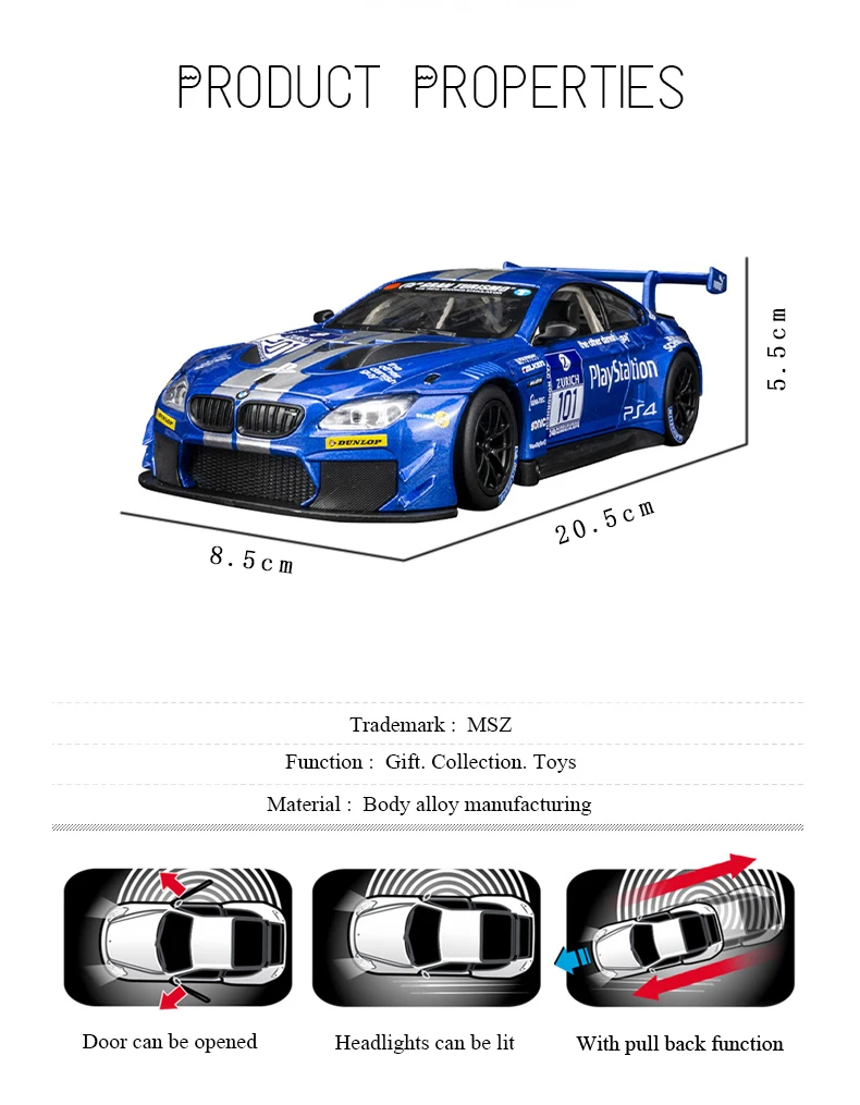 BMW M6 GT3 PlayStation 24h 2017　144pcs s-l1200.png
