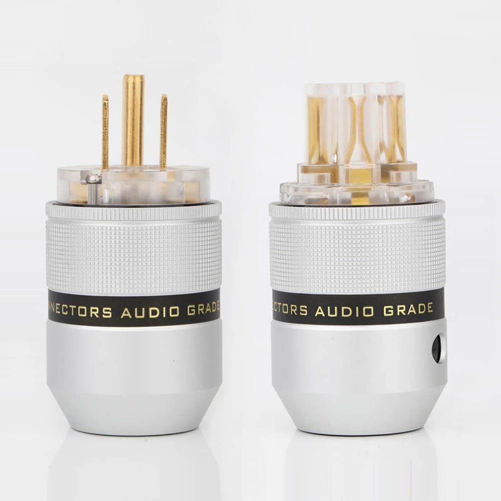HIFI 전원 플러그, US/EU 커넥터 잭, IEC C15 Ac 전원 코드, 메인 전원, EU/US 오디오 애호가 DIY 케이블
