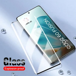 High-Definition 9D Curved Tempered Glass Screen Protector for Edge 60 Fusion (Black)