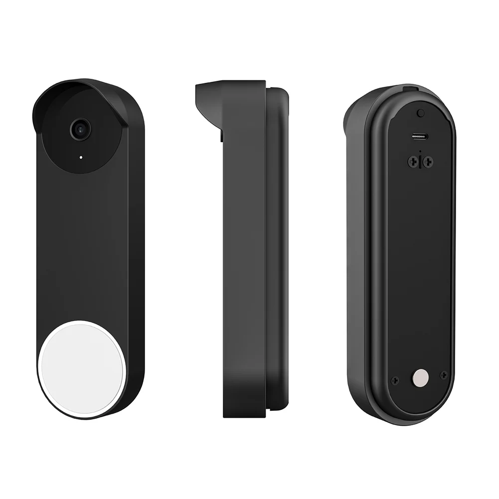 Silicone Protective Case For Google Nest Ring Video Doorbell UV Resistant  Waterproof Silica Skin Cover For googleNest Doorbell