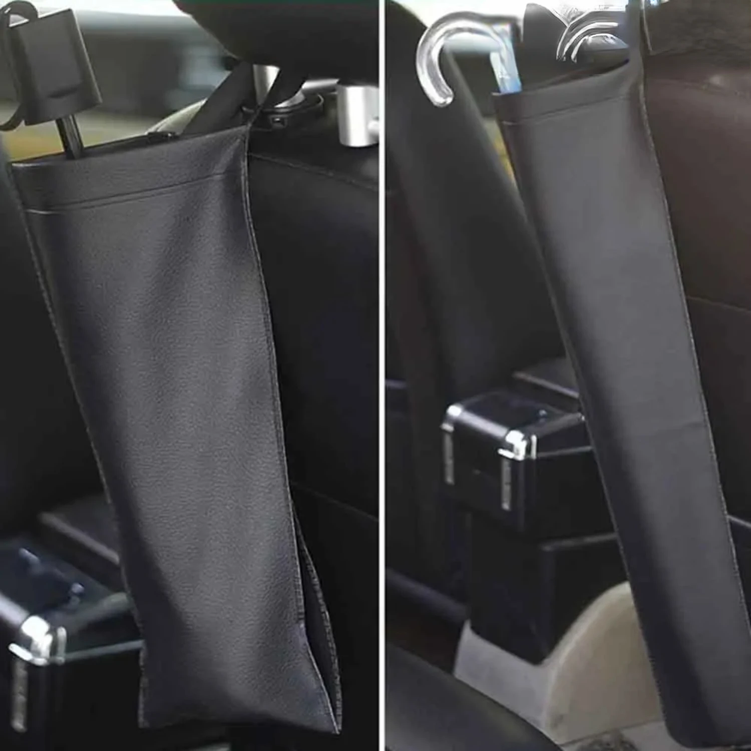 Car Umbrella , Synthetic Leather Waterproof Car , Space-Saving Automotive Accessory.