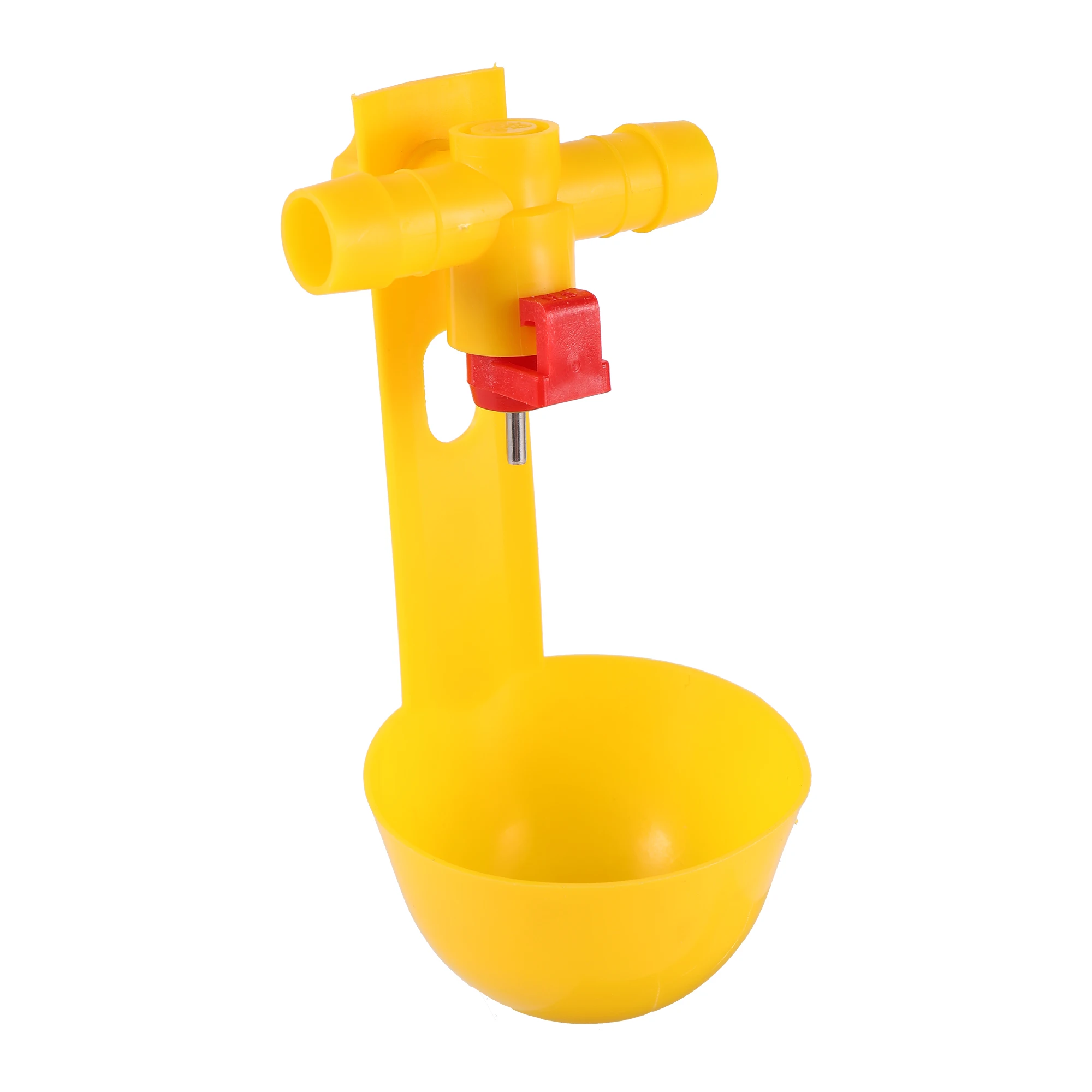 6 Sets Drinking Bowl For Birds Automatic Drinking Cup Chicken Farming Bird Drinker Tee Nipple Water Equipment