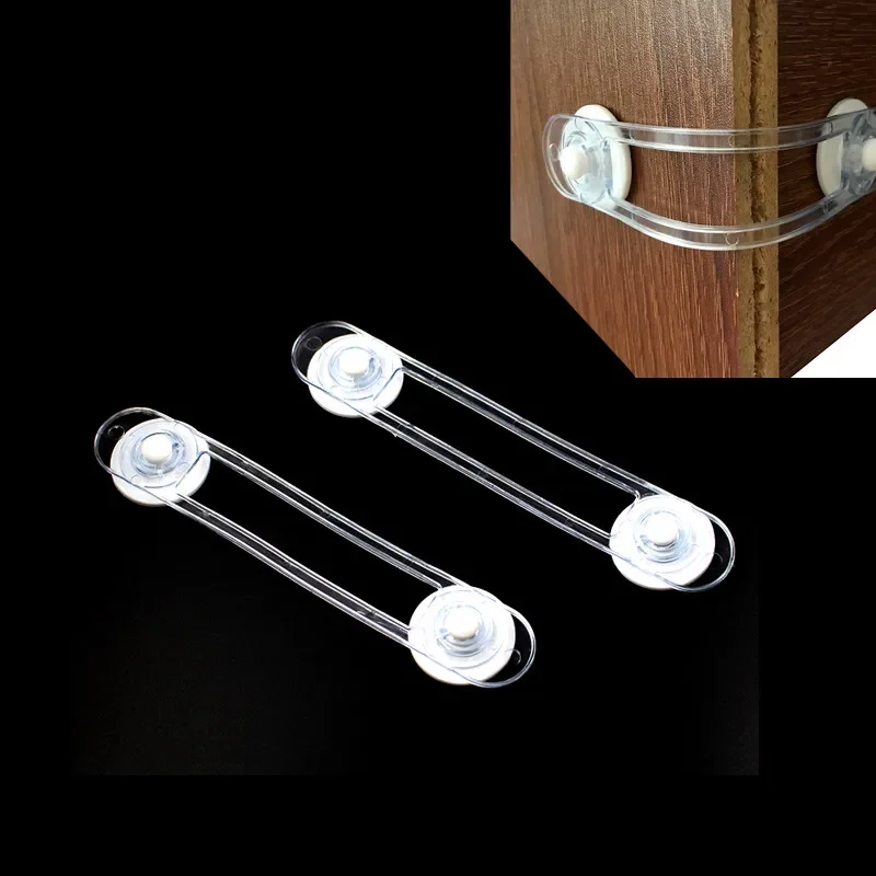 Cabinet Lock Child Lock Safety Lock Refrigerator Door Lock Transparent Strap Baby