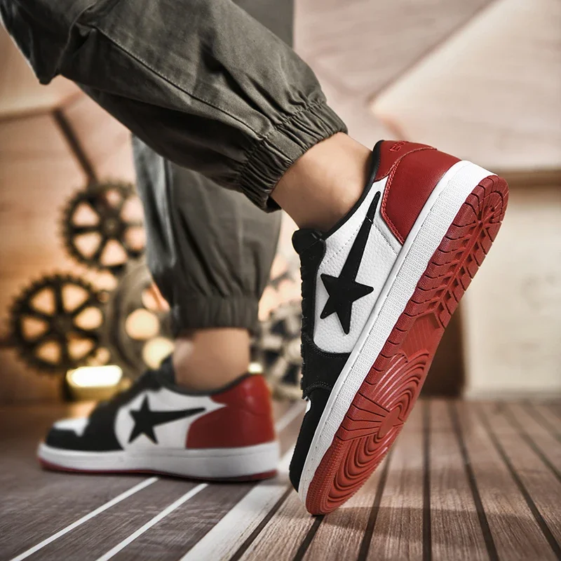 Fashionable color blocked low-quality sports shoes, versatile and lightweight, autumn and winter jogging casual shoes