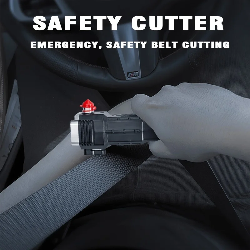 Car Safety Hammer 2 in 1 Safety Hammer And Portable USB Charging Led Flashlight