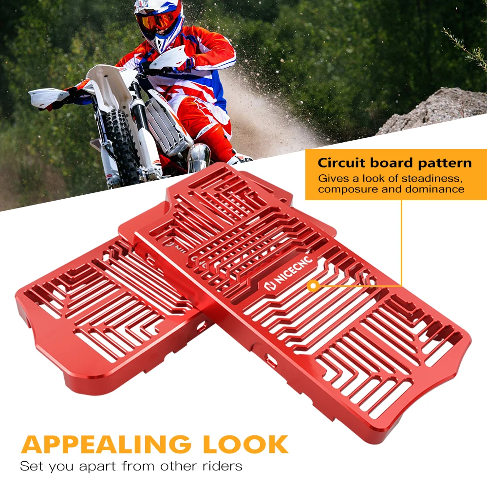 

NICECNC Motoross Radiator Guards for Beta RR RR-S 250 300 350 390 400 430 450 480 RRS 2020-2022 CNC-machined Accessories