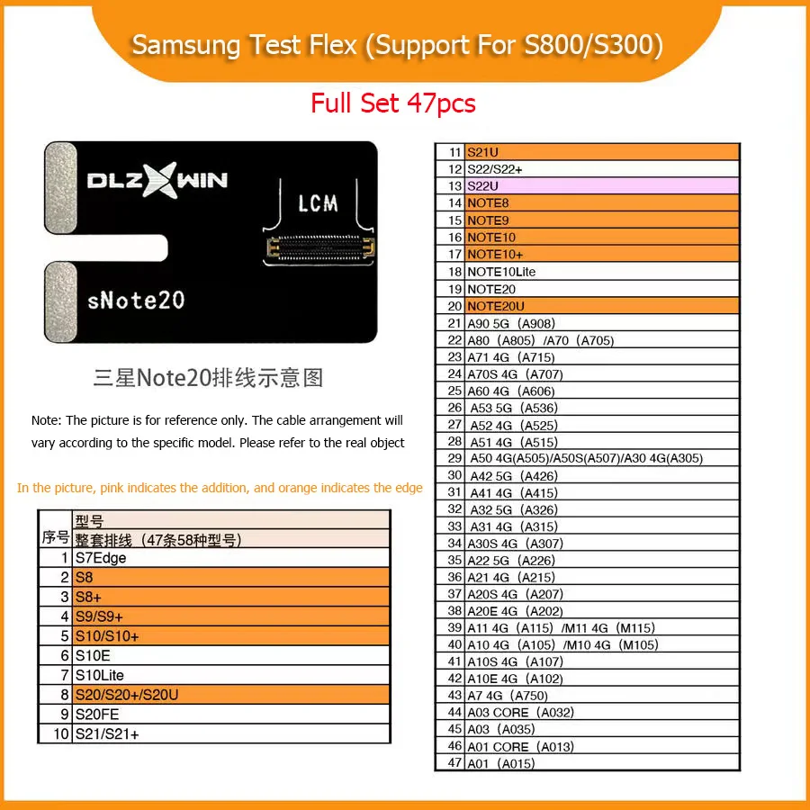 Caixa de teste de tela LCD dlzxwin dl s800, para iphone, samsung, huawei,  xiaomi, oppo, vivo, touch display