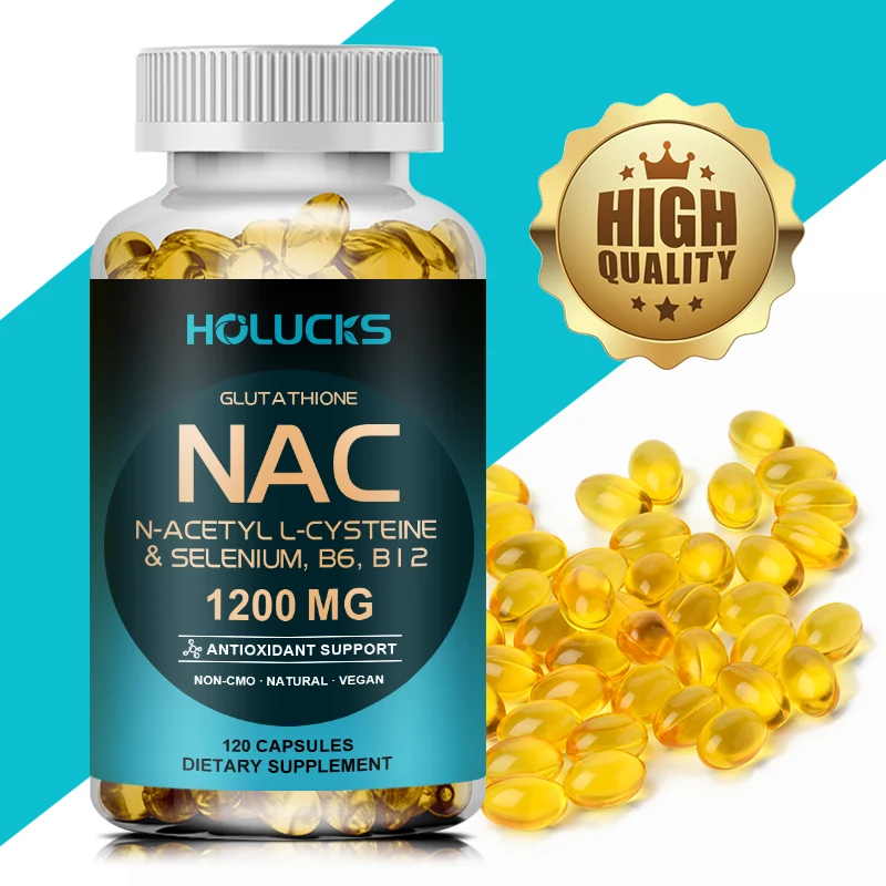 Buy 1 Get 1 Free! NAC 1200mg Supplement, for Thins Mucus, Reduces Cough & Bronchial Function, Immune, Liver Repair & Detox 2