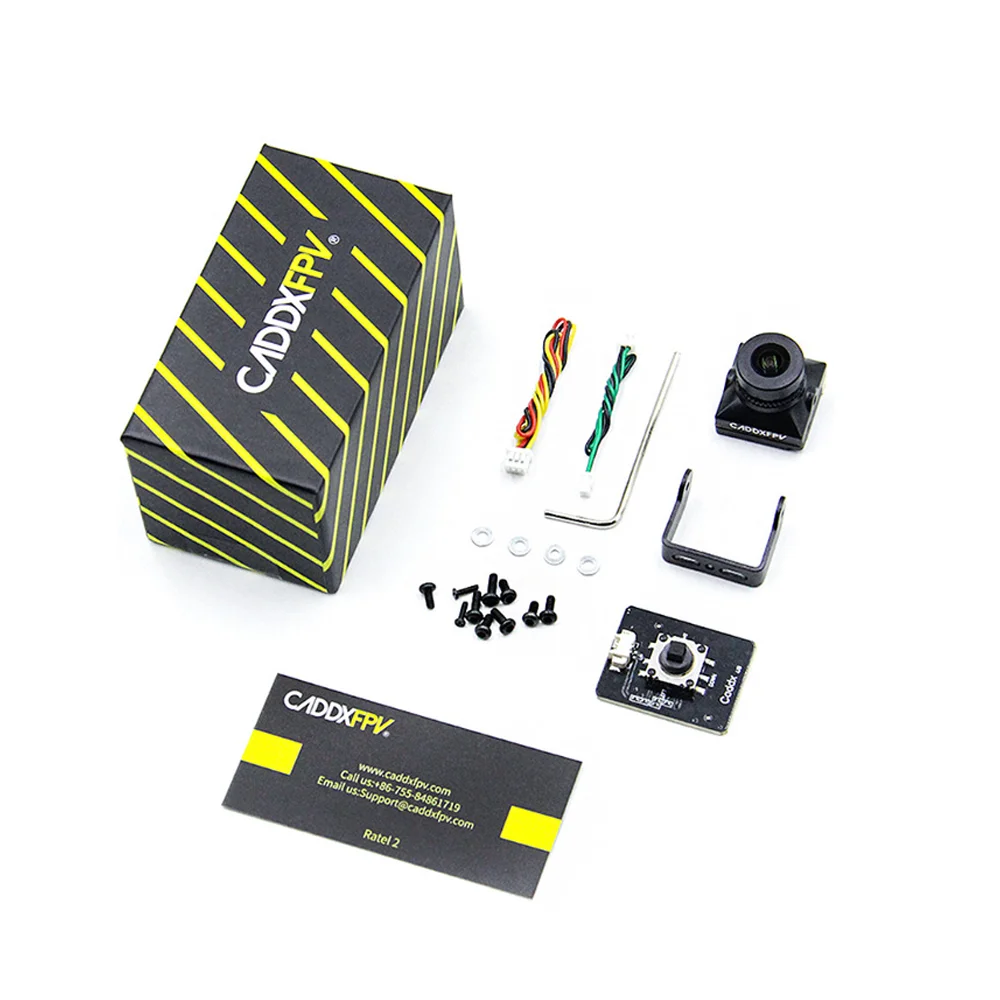 FPV Camera MODEL RATEL2 CADDX Ratel 2 1/1.8 Inch Starlight Sensor 1200TVL Freestyle FPV Camera 16:9/4:3 PAL/NTSC Switchable Racing Drone