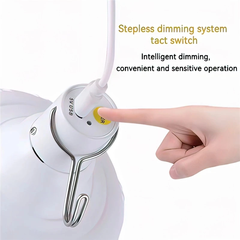 3 Modes Outdoor USB Rechargeable 360&deg; LED Lamp Bulbs Emergency Light Portable Hook Up Camping Lights Home Decor Night Light camping light portable lanterns camping lamp camping lantern emergency lights