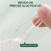 NAILPOP Brush on Nail Glue for Press on Acrylic Artificial Nail Tips Extra Strong Adhesive Professional Fast Drying Glue 15ml 3