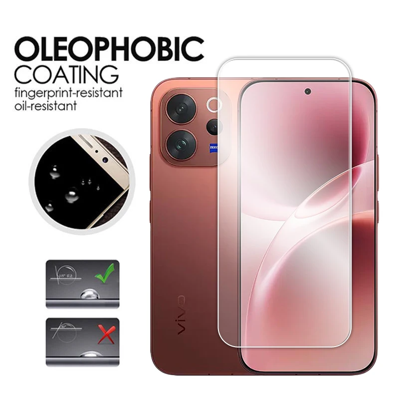Enhanced Glass Screen Protector & Lens Film - 6.59 inch Full Glue Clear Tempered Glass
