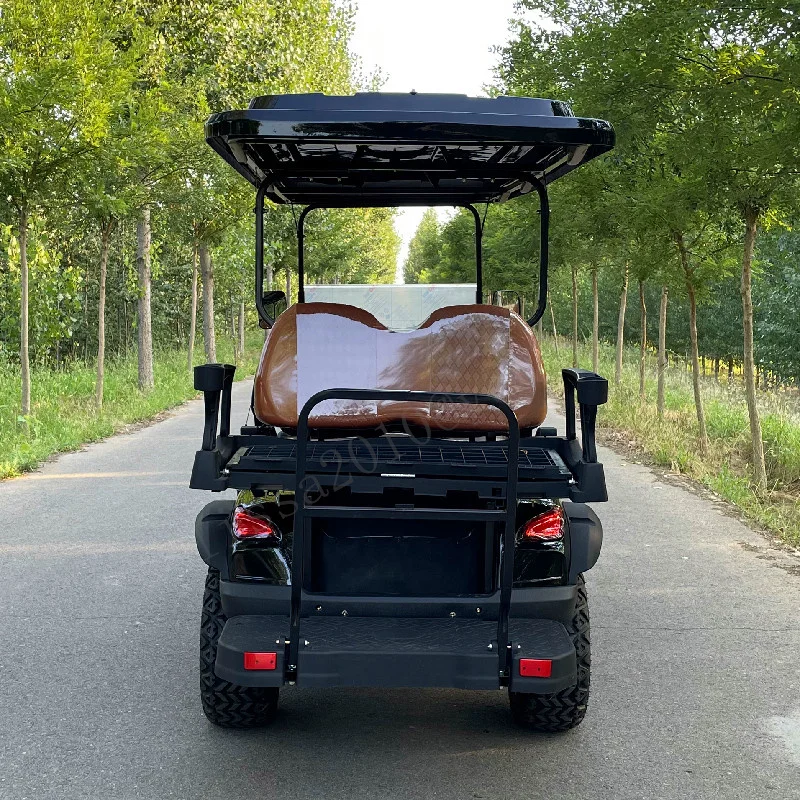 2023 New Street Legal Lift Electric Club Cart 4 Posti Golf Cart Telaio In Acciaio Produttore Carrello Da Golf Elettrico Ad Energia Solare