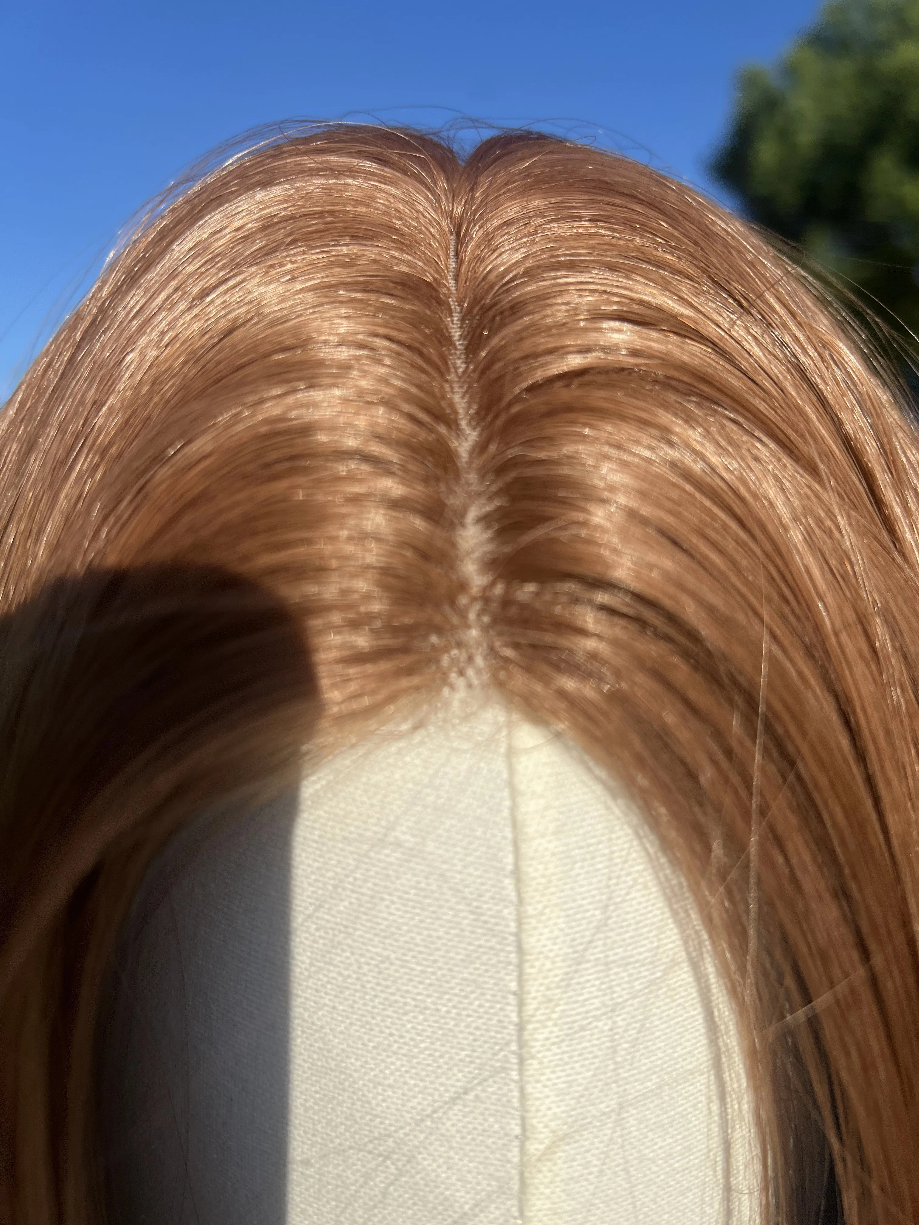 22 inch Lace 6 * 1.5 Straight Hair Wig With Heat Dissipation Lace For Women's Daily Party Layering Short Wig