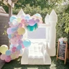 White Bounce Houses Children's Castles Inflatable Halloween Outdoor Decorations Inflatable Mini Jumping Castle Party Carnival 1
