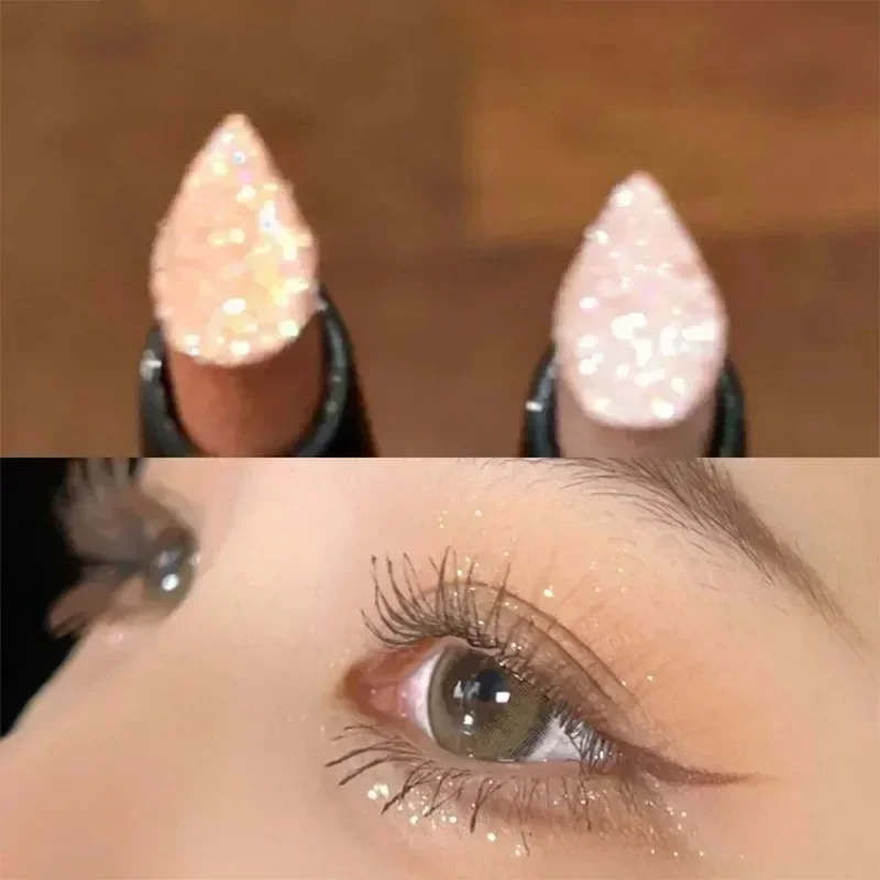 Pearlescent Eyeshadow Stick Pencil Glitter Eyeshadow Makeup Waterproof Shimmer Silkworm Liner Pen Cosmetics Beauty Makeup Tool 4