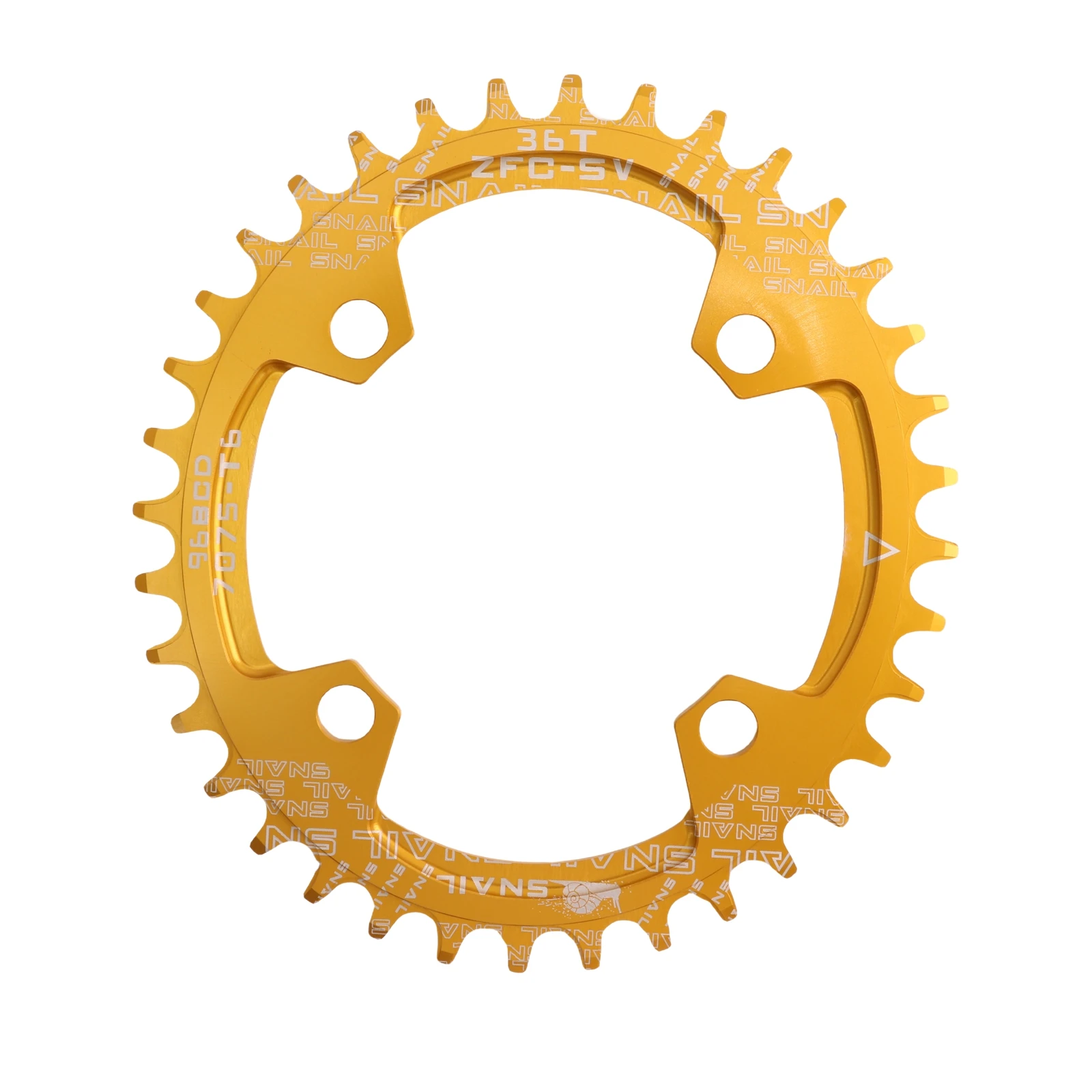SNAIL 96BCD Oval Chainring for Shimano Alivio M4050 M4000 M3000 M2000 Narrow-Wide 32–36T