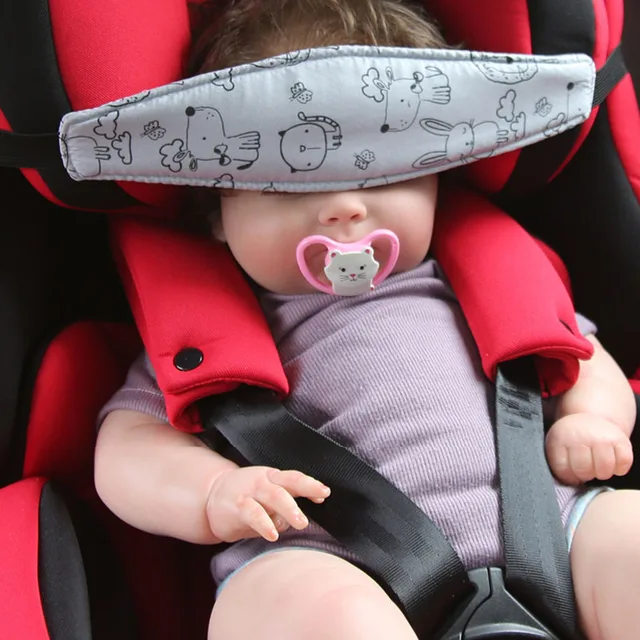 Infant Baby Car Seat Head Support Children Belt Fastening Belt Adjustable Boy Girl Playpens Sleep Positioner Baby Saftey Pillows 6