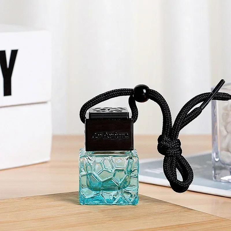 Glass Perfume Bottle Car Air Freshener Diffuser
