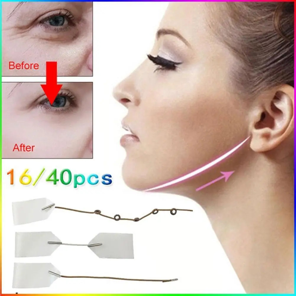 

Face Neck Lifting Stickers Invisible Thin Face Stickers V-Shape Face Facial Line Wrinkle Sagging SkinFace Lift Up Adhesive Tape