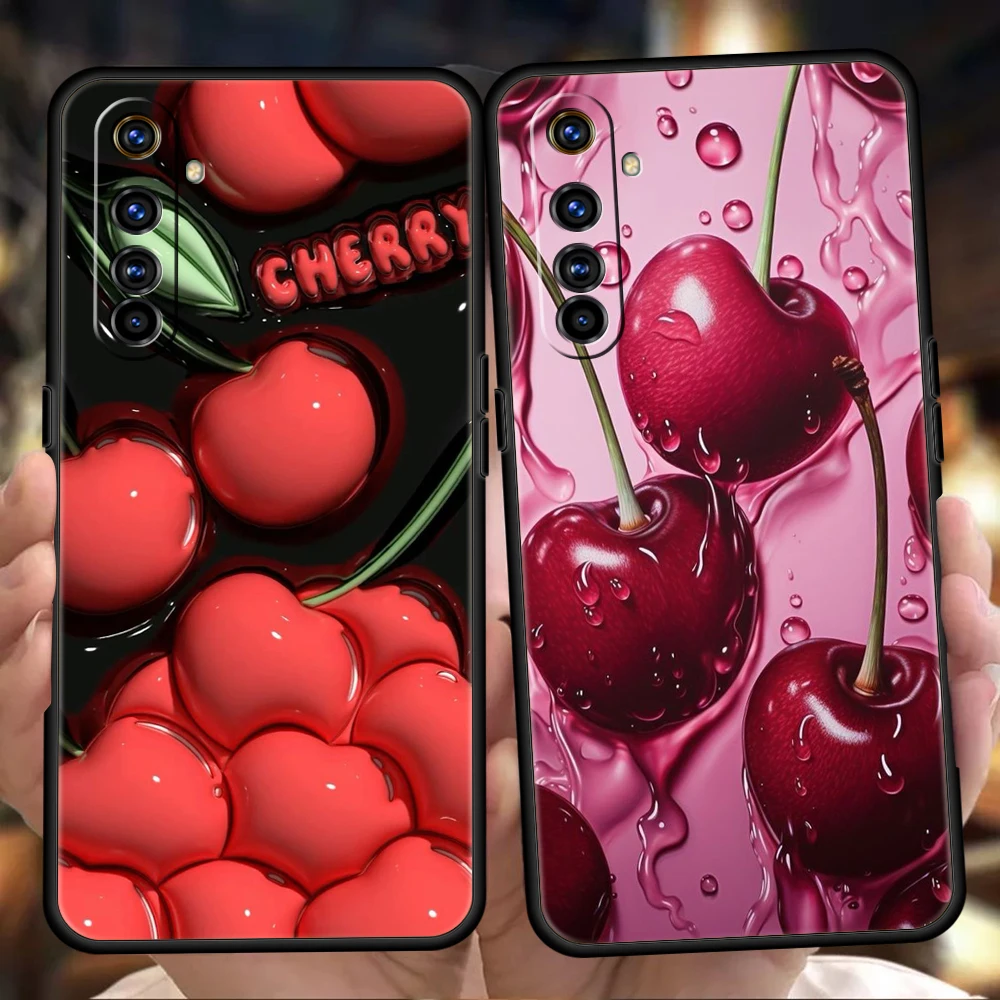 Charming Cherry Bow Soft TPU Phone Case Cover