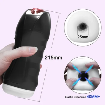 Automatic Male Masturbator Rotation Silicone Bowjob Sucking Machine Vagina Sex Toys Adults Goods For Men Male Mastubation Toys 3