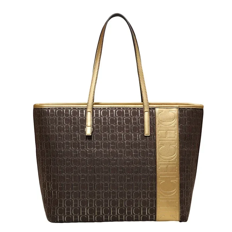 حقيبة دلو نسائية بتصميم عصري من CH، حقيبة يد بسيطة...