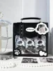 Cute Transparent Ita Mochila Original Daily Using Mochilas Mujer Square School Bag Sweet Kawaii  Backpack Crossbady Bolsos 3