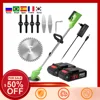 Electric Lawn Mower 25000RPM Rechargeable Cordless Auto Grass Trimmer Household Portable Cutter Garden Trimming Machine 1