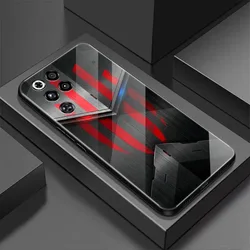 9H Tempered Glass Hard Phone Case - Durable Crystal Protection Back Cover for ZTE nubia RedMagic 9 Pro+ (A1)