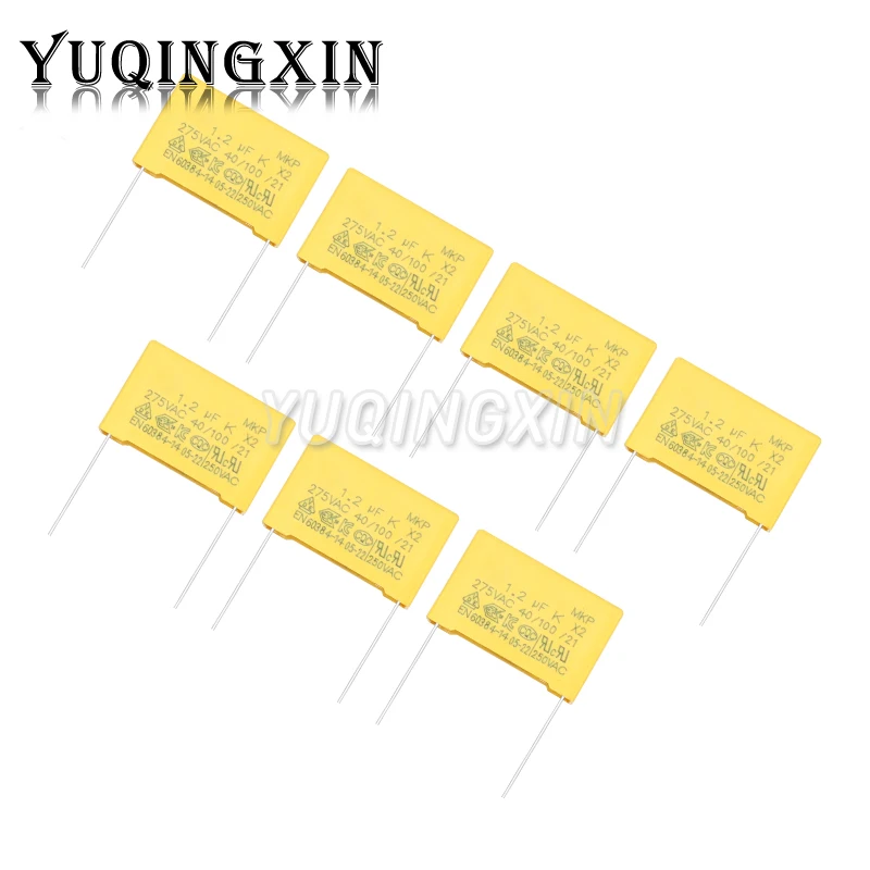 275VAC X2 Safety capacitor 275V 10mm 15mm 22.5mm 27.5mm 0.022UF 0.047UF 0.1UF 0.22UF 0.47UF 0.68UF 1UF Polypropylene film 10pcs safety capacitor polypropylene film capacitor
