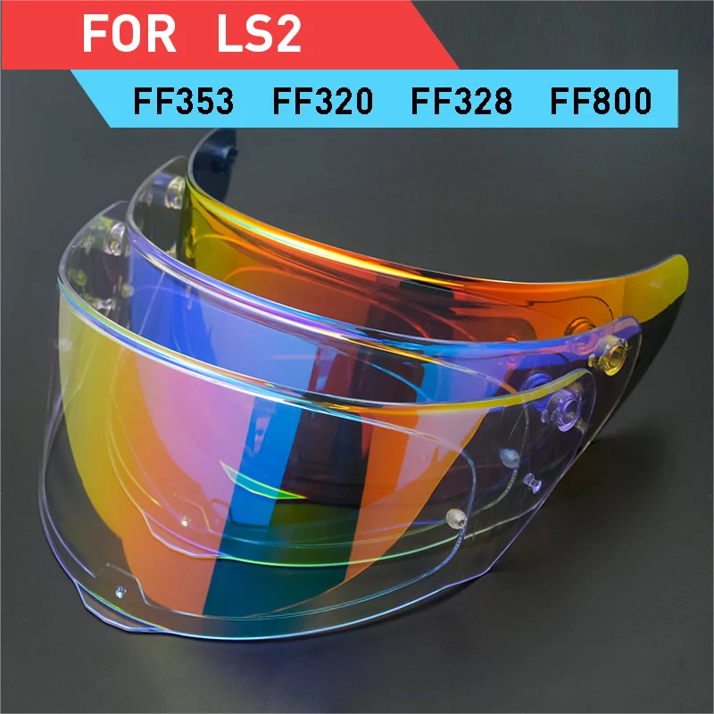 Visors for LS2 FF320 Stream FF353 Rapid FF328 FF800 Motorcycle Helmet Original Replace Extra Lens Black Iridium Silver