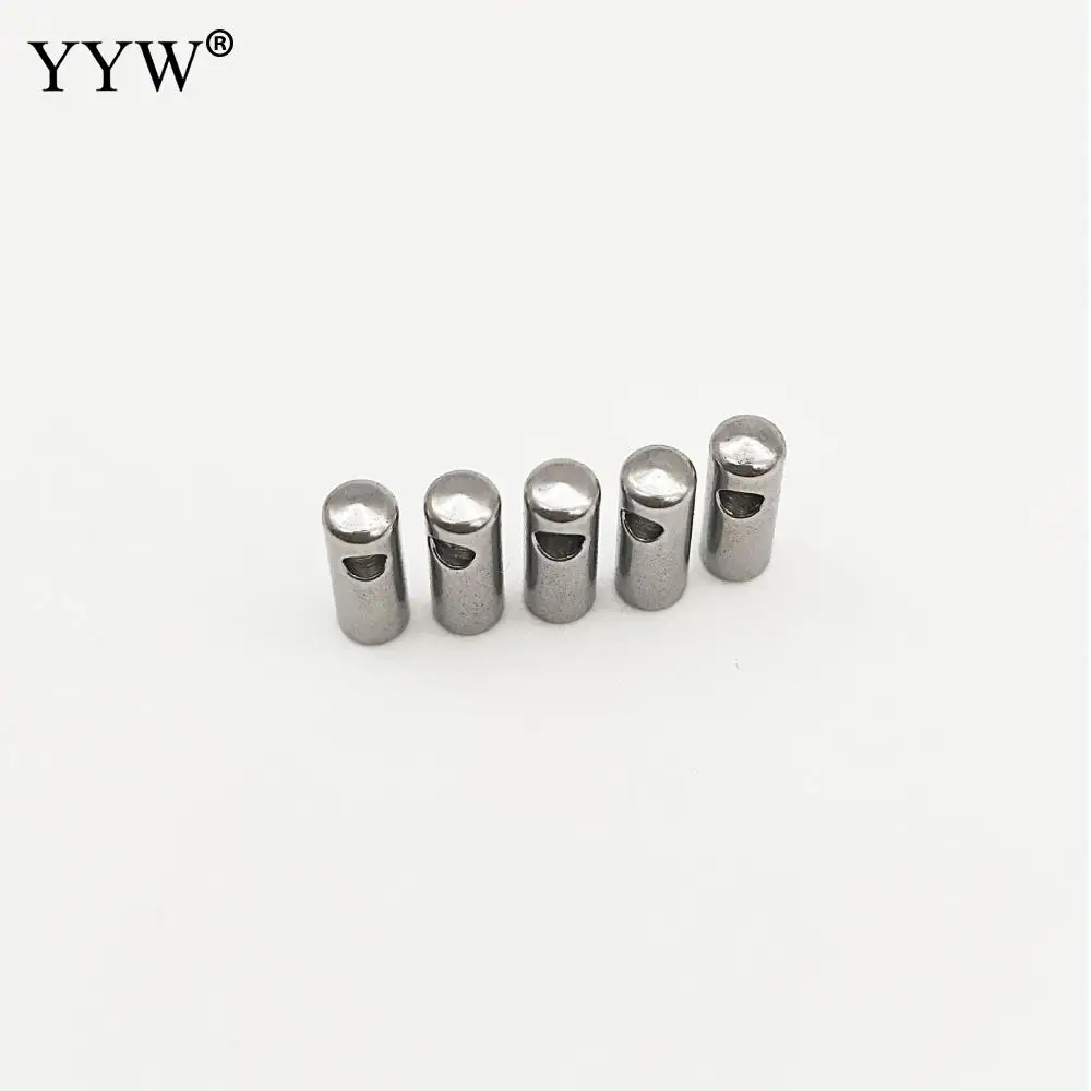 500pcs/Bag Stainless Steel Leather Cord Clasp Crimp Clasps Cord End Caps Leather Cord For Jewelry Making Diy Findings Supplies
