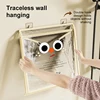 UFORU Bathroom waterproof hanging bag Bathroom bath clothes storage bag storage shelf Dormitory toilet wall hanging artifact 4