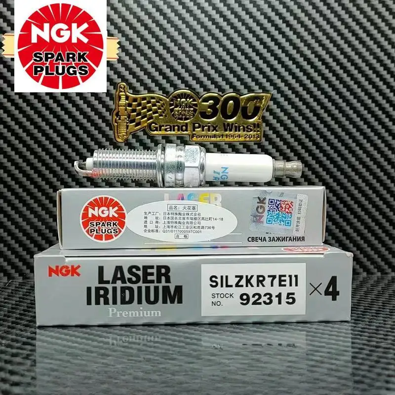 

4/6PCS Original NGK SILZKR7E11 92315 OE:18849-11070 Iridium Platinum Spark Plug For Kia KX7 Sorento L Hyundai Sonata 2.4L G4KJ