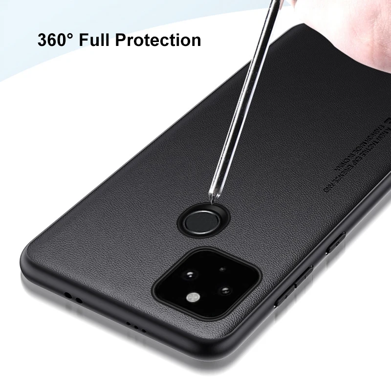 Luxury PU Leather Shockproof Phone Case - Stylish Protective Back Cover